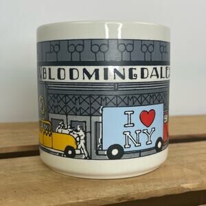 Bloomingdale's NY New York City Grindley England coffee cup mug